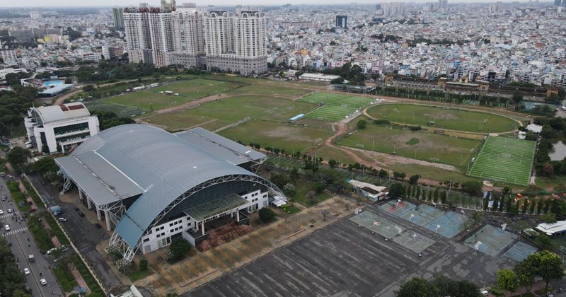 Khu vực Nhà Thi Đấu Phú Thọ cần bảo trì