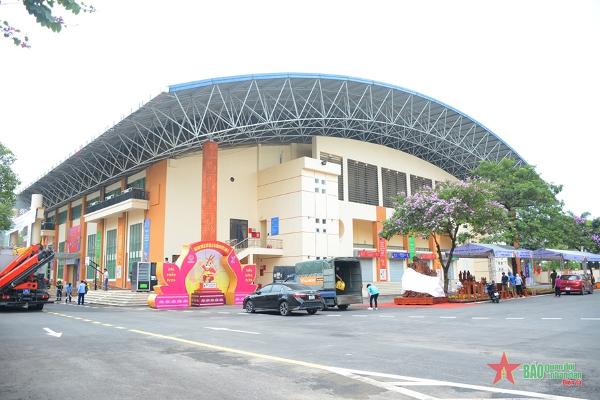 Toàn cảnh Nhà thi đấu Thanh Trì