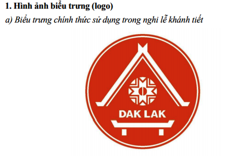 Văn bản quy chế nhận diện thương hiệu Đắk Lắk