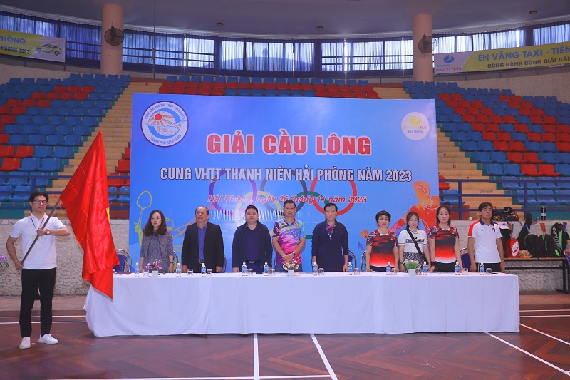 Khai mạc giải cầu lông tại Cung Thanh niên Hải Phòng