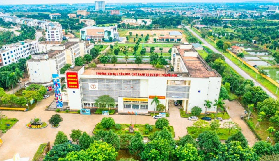 Toà nhà Trường Đại học Văn hóa Thể thao và Du lịch Thanh Hóa