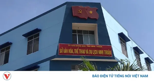Biển tên các sở mới tại Ninh Thuận