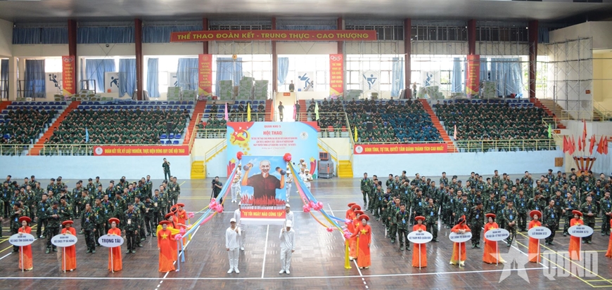 Lễ bế mạc hội thao tại Quân khu 5