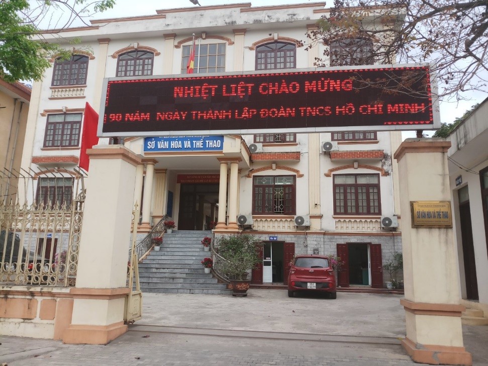 Đoàn viên Sở Văn hóa và Thể thao Ninh Bình tham gia hoạt động