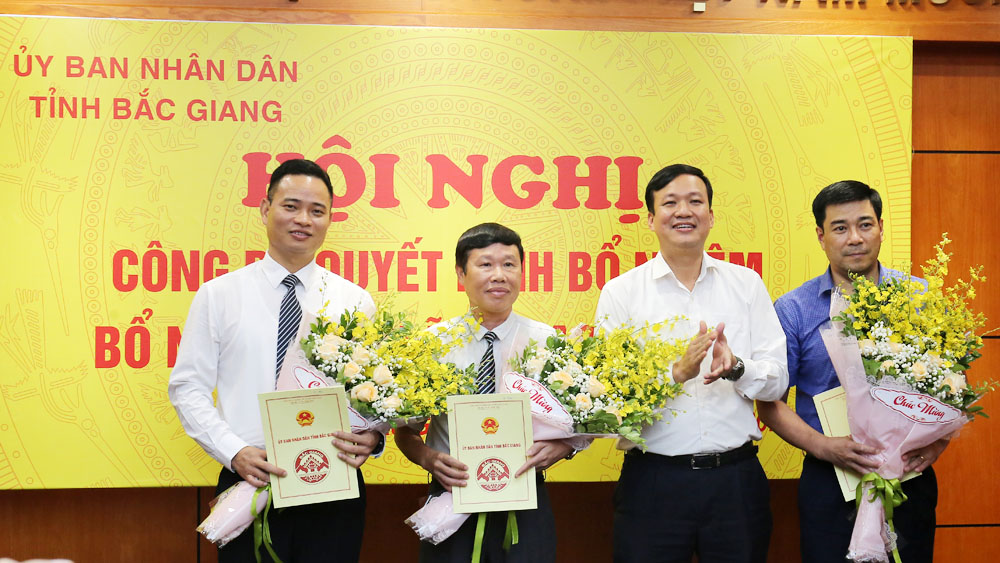 Lễ bổ nhiệm giám đốc Sở Bắc Giang