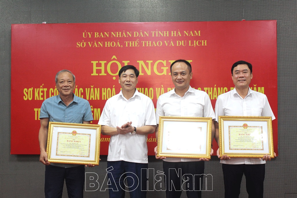 Họp sơ kết công tác tại Sở VHTTDL Hà Nam