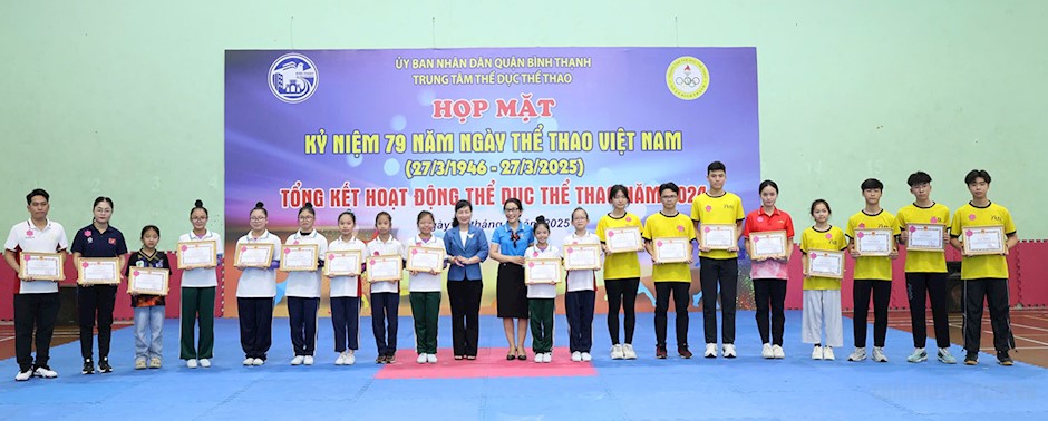 Lễ kỷ niệm Ngày thể thao Việt Nam tại Bình Thạnh