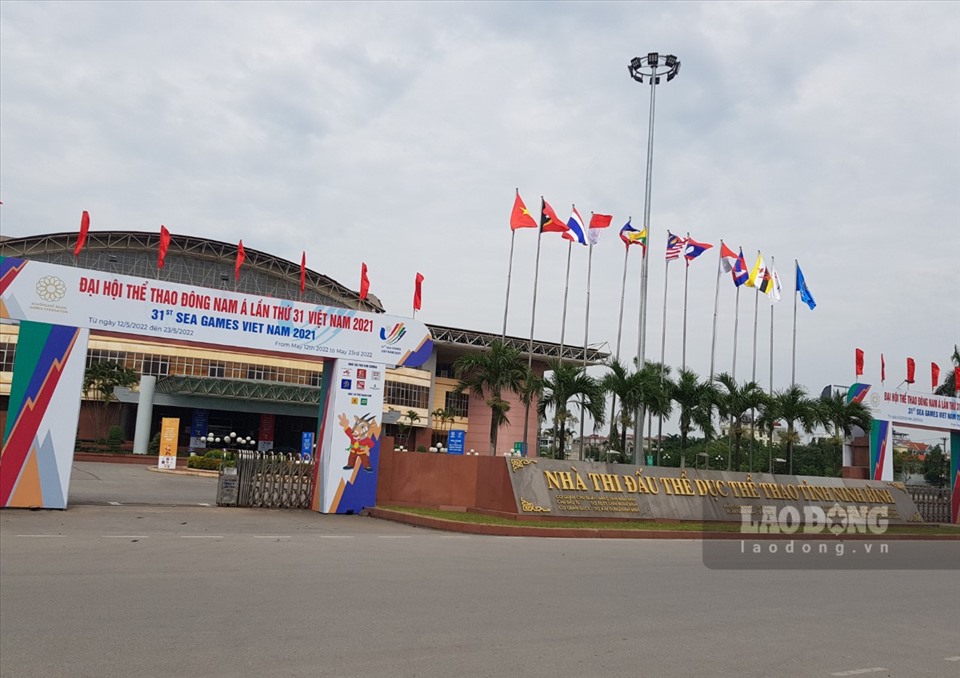 Cơ sở vật chất nhà thi đấu Ninh Bình được hoàn thiện