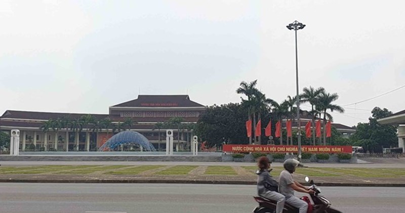 Mặt tiền Trung tâm Văn hóa Thể thao Kinh Bắc