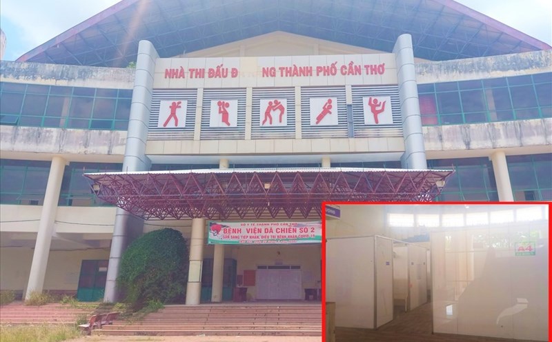 Khu nhà dã chiến tại Cần Thơ