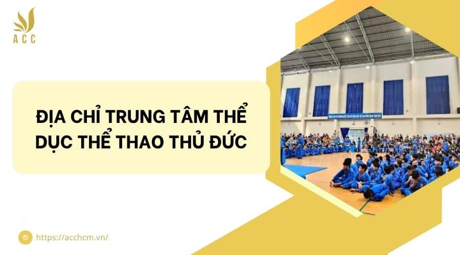 Lối vào và biển tên Trung tâm Thủ Đức