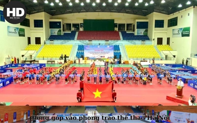Toàn cảnh nhà thi đấu Hà Đông hiện đại