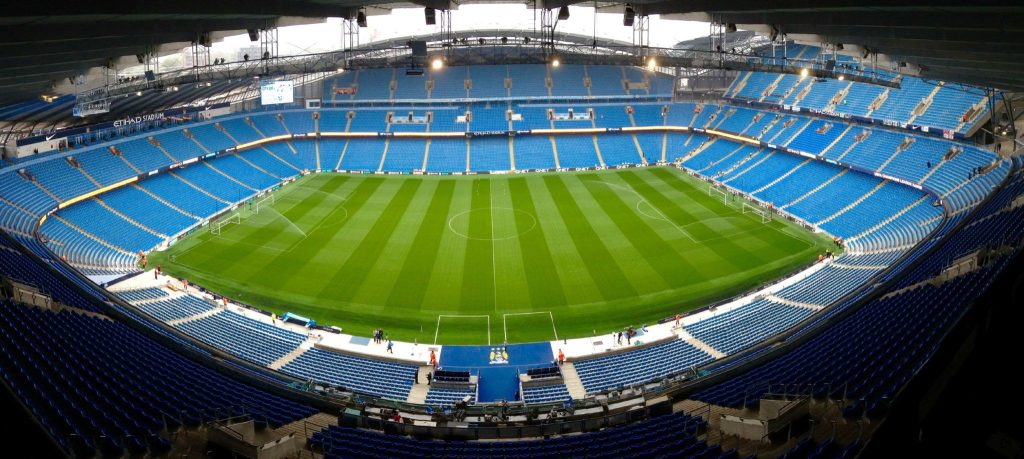 Etihad về đêm với hệ thống đèn