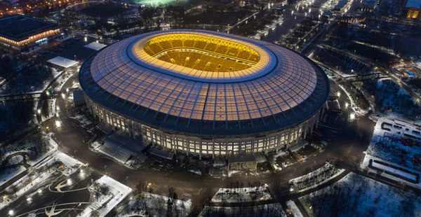 Toàn cảnh sân vận động Luzhniki từ trên cao