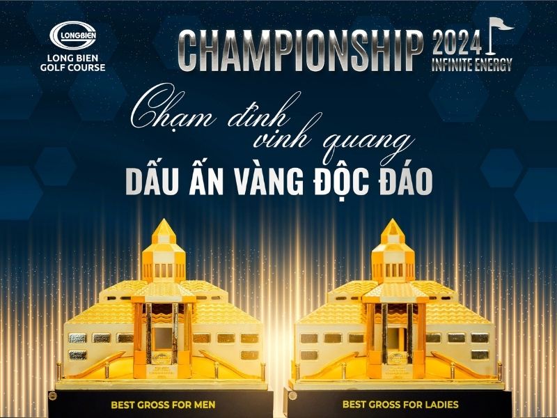 Không gian thi đấu golf tại Long Biên
