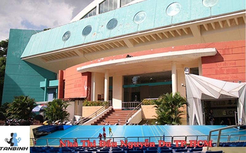 Mặt tiền Nhà Thi Đấu Nguyễn Du