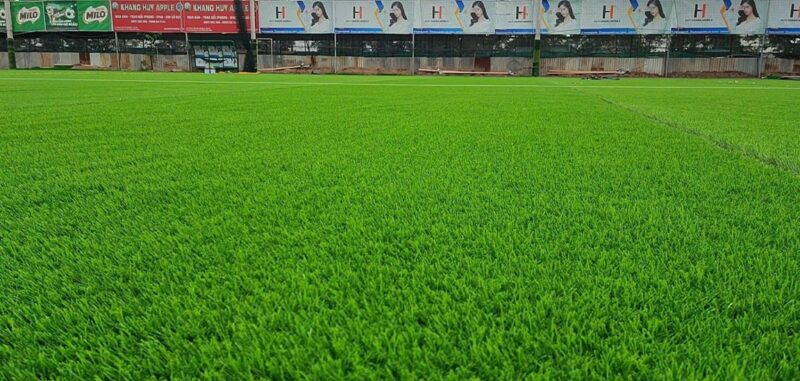 Sân bóng Tân Sơn trong giờ hoạt động
