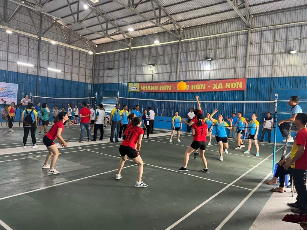 Công trường khởi công nhà thi đấu cầu lông