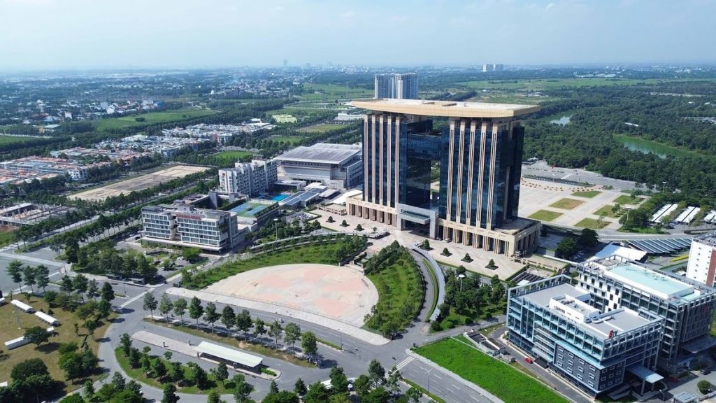 Tòa nhà hành chính Bình Dương hiện hữu