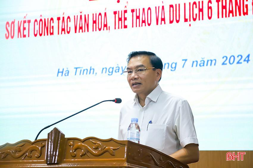 Hội nghị ngành văn hóa thể thao du lịch Hà Tĩnh