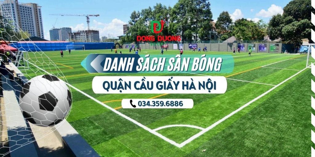 Sân bóng cỏ nhân tạo ở Cầu Giấy