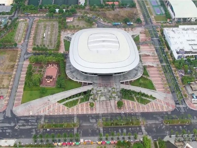 Mặt ngoài công trình Tiên Sơn