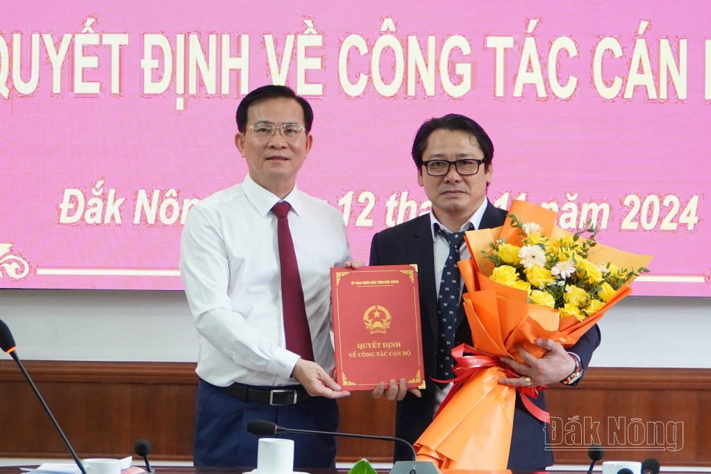 Buổi công bố quyết định tại Sở Văn hóa, Thể thao và Du lịch