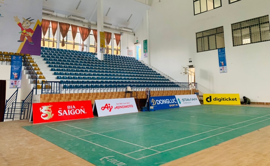 Sân thi đấu billiards chuẩn bị cho SEA Games 31