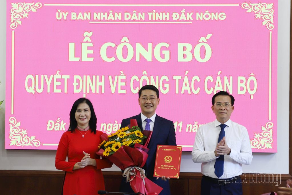 Lãnh đạo Sở Văn hóa, Thể thao và Du lịch Đắk Nông