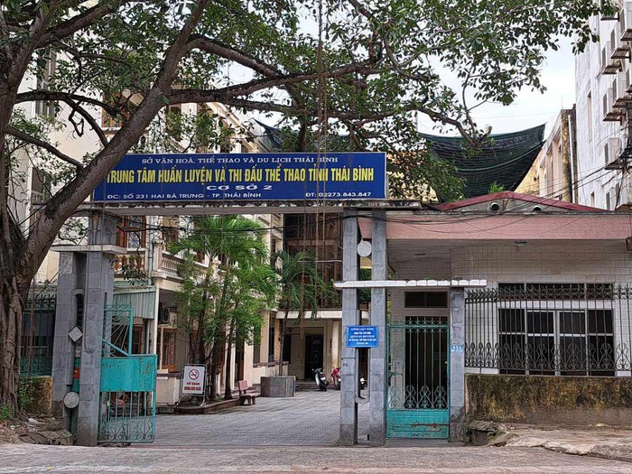 Khuôn viên cơ quan Sở Văn hóa Thể thao Thái Bình