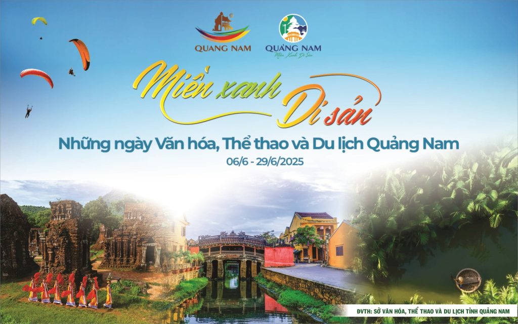 Sân khấu chuẩn bị cho ngày hội Quảng Nam