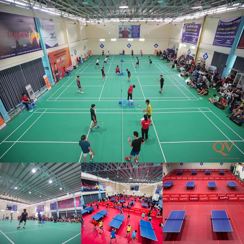 Không gian tổ chức giải thể thao