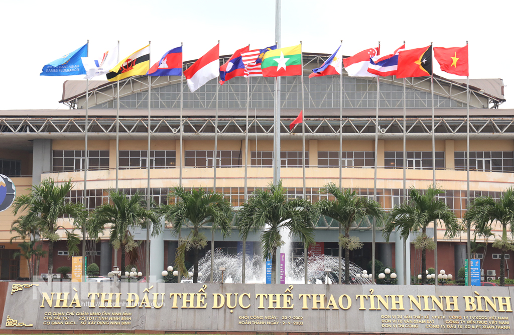 Toàn cảnh nhà thi đấu tỉnh Ninh Bình