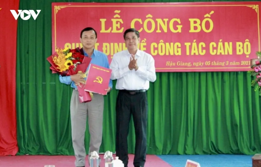 Quyết định bổ nhiệm giám đốc Sở Hậu Giang