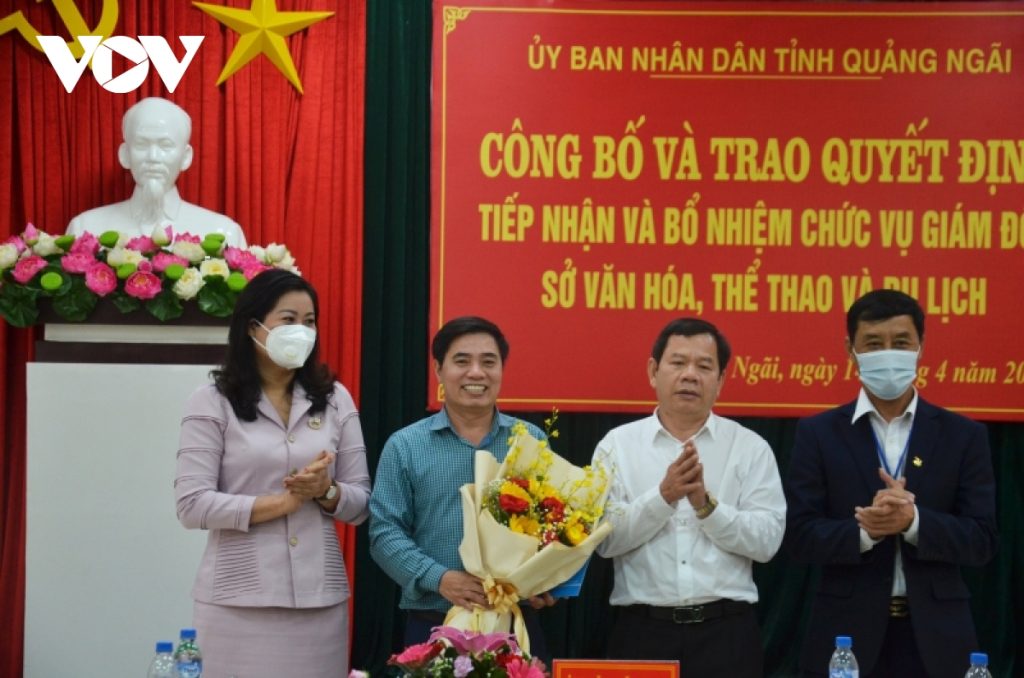 Lãnh đạo Sở Văn hóa Thể thao và Du lịch Quảng Ngãi