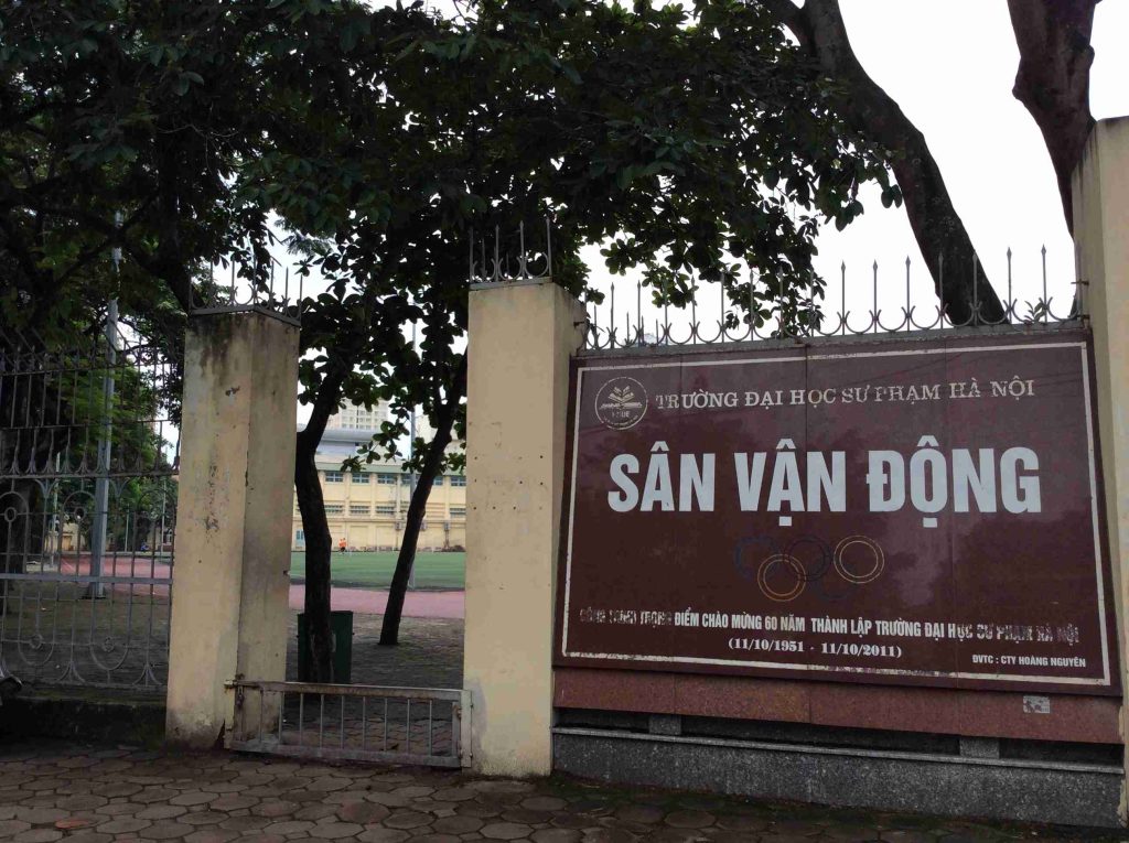 ảnh vệ tinh vị trí sân vận động