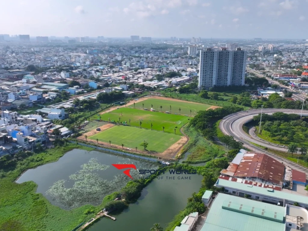 Khu vực thi đấu sân Thăng Long