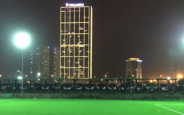 Khu vực thi đấu sân An Khánh