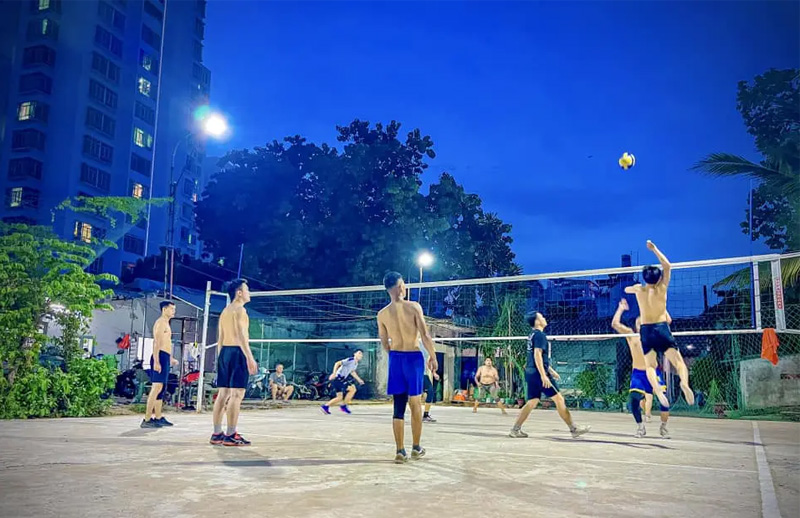 Sân bóng chuyền ngoài trời tại TP.HCM
