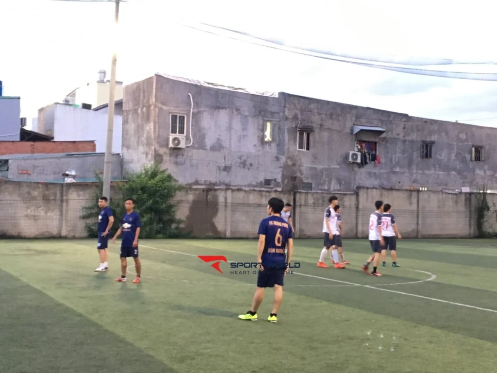 Khu vực thi đấu sân mini