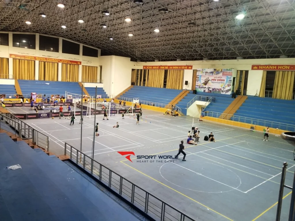 Mặt tiền Nhà thi đấu Thành phố Vinh
