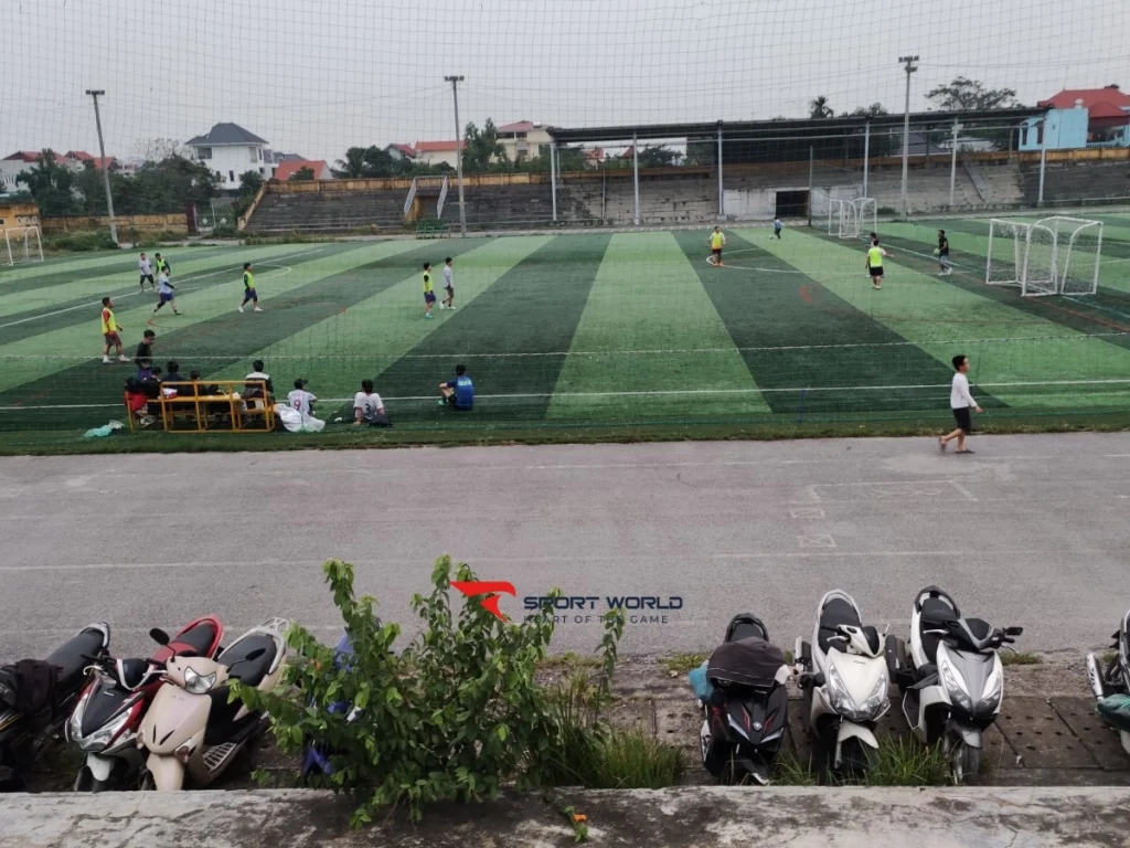 Sân vận động An Dương nhìn từ trên cao