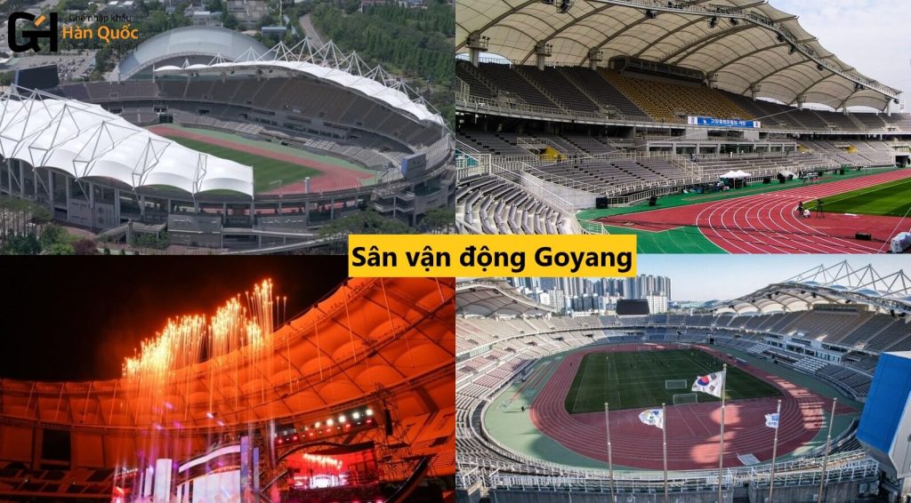 Khu vực khán đài trong sân vận động Goyang