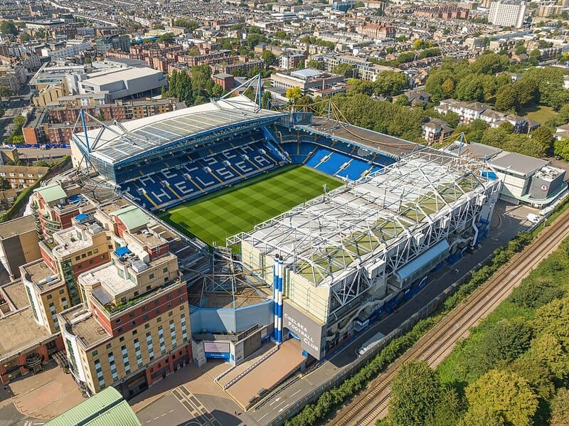 Hành lang tham quan bên trong Stamford Bridge