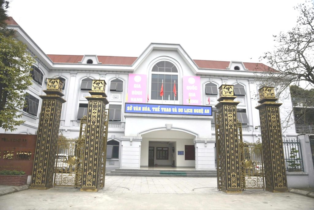 Sơ đồ tổ chức Sở Văn hóa Nghệ An